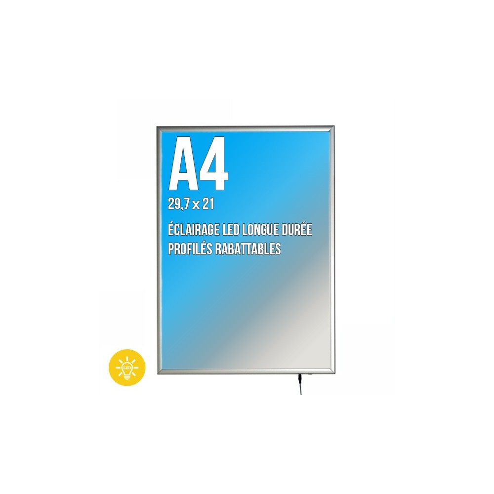 Cadres Clic-Clac LED simple-face