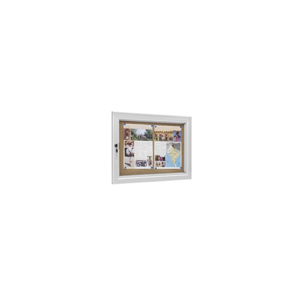 Vitrines intérieur/extérieur fond en liège