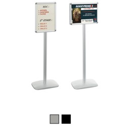 Porte-messages Cadro-Clic portrait / paysage  - Hauteur 133 cm