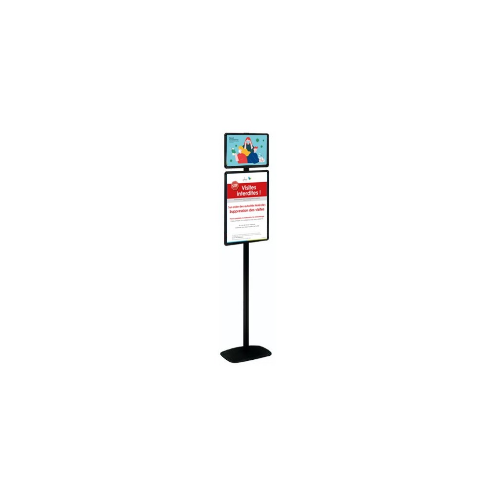 Porte-affiches Cadro-Clic sur pied - Hauteur 158 cm