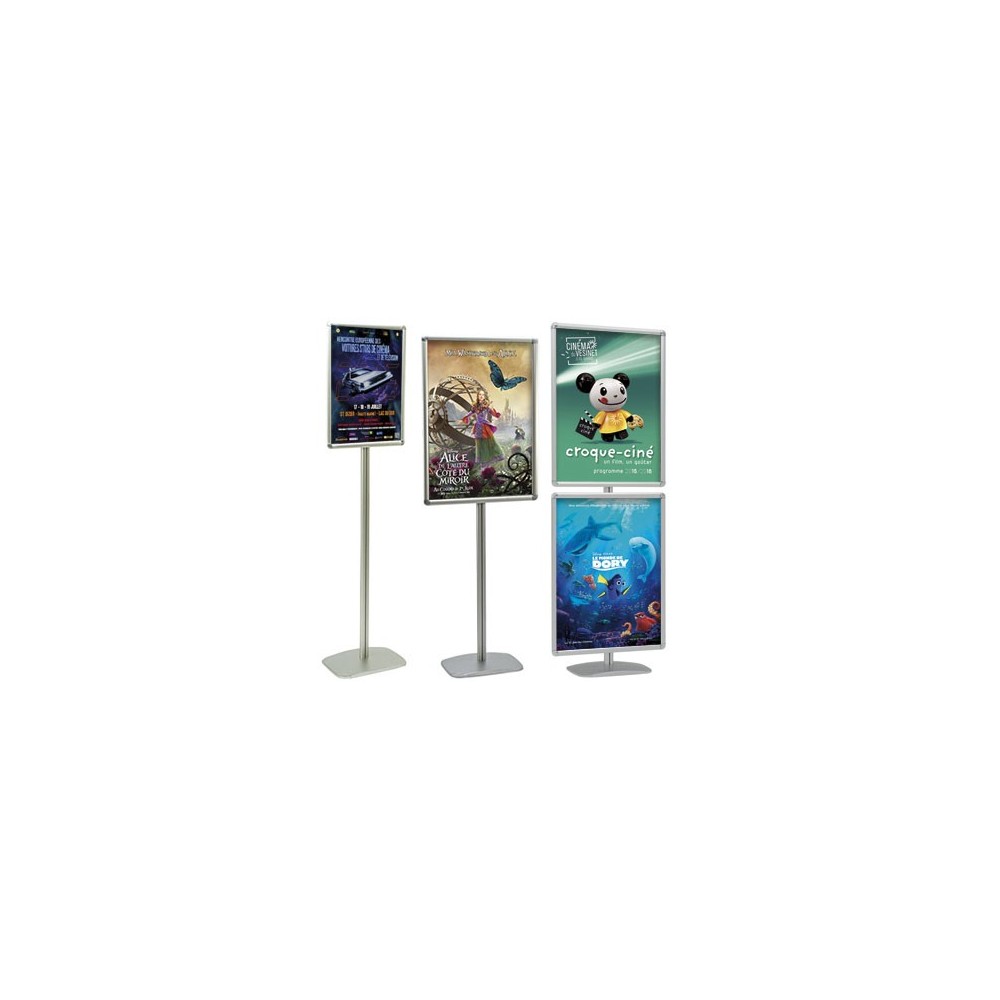 Porte-affiches Cadro-Clic sur pied