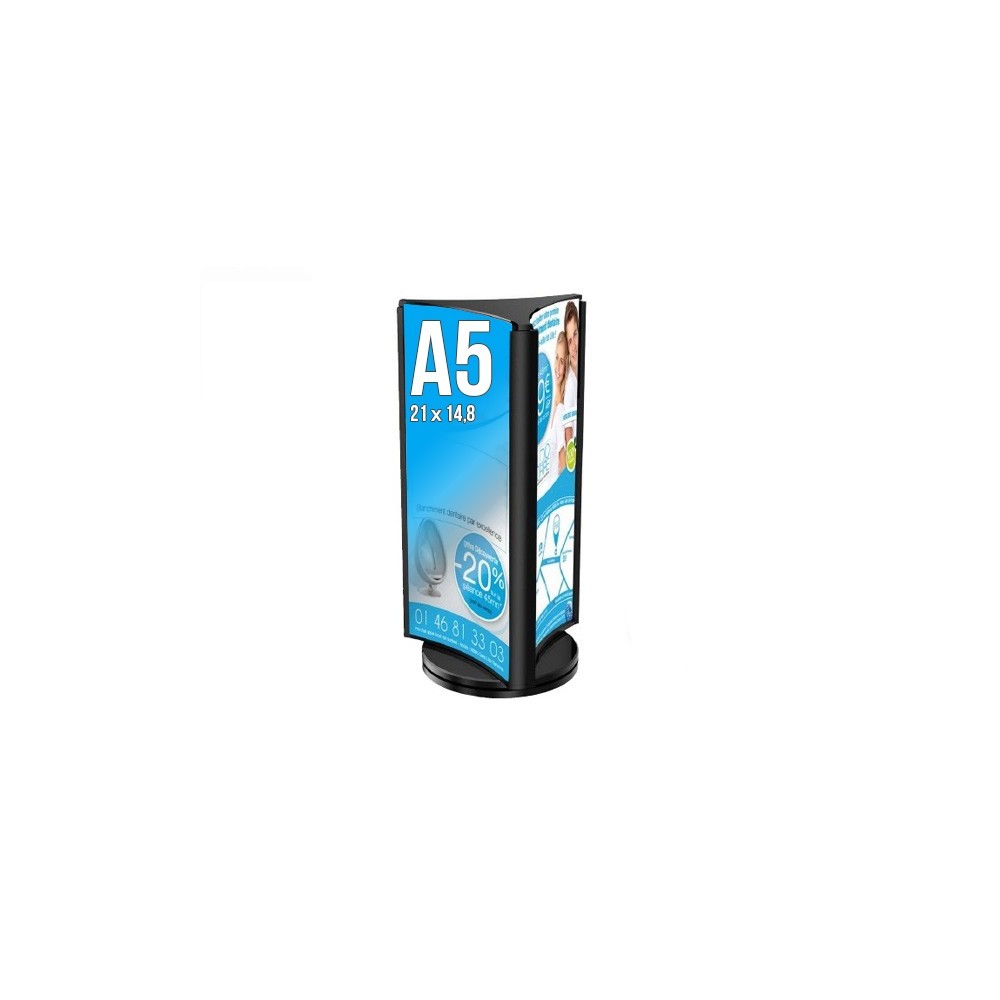 Tourniquets porte-visuels cristal de comptoir