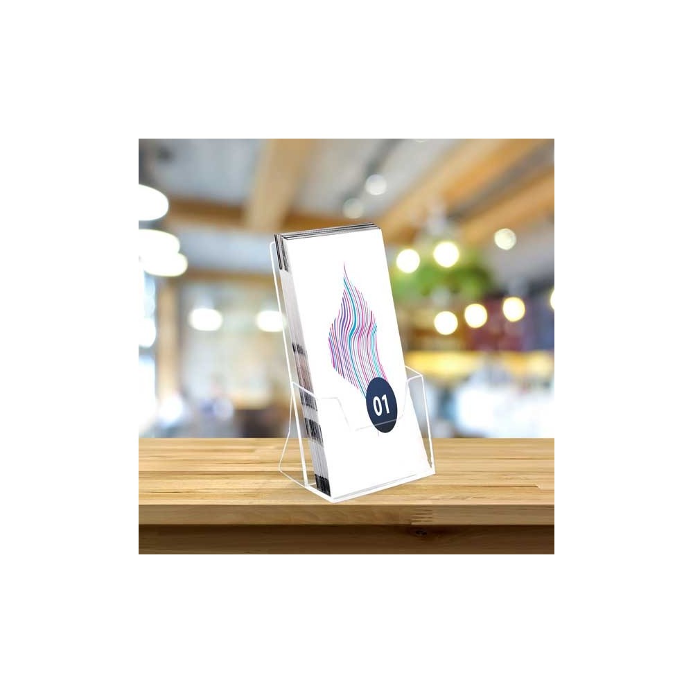 Porte-brochures de comptoir simple-case