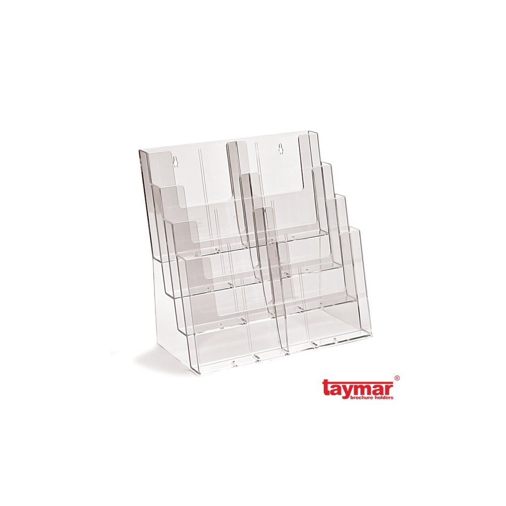 Porte-brochures de comptoir multi-cases