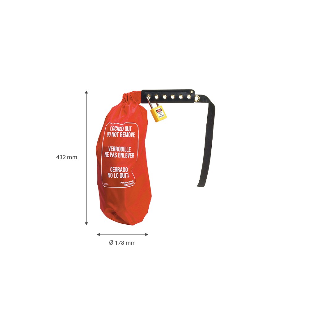 Sac de consignation pour prise de grande taille, multiprises et télécommande, 2 tailles disponibles - Format L