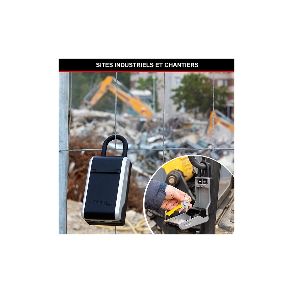 Rangement sécurisé pour clés Select Access à anse amovible - Format L - Aluminium