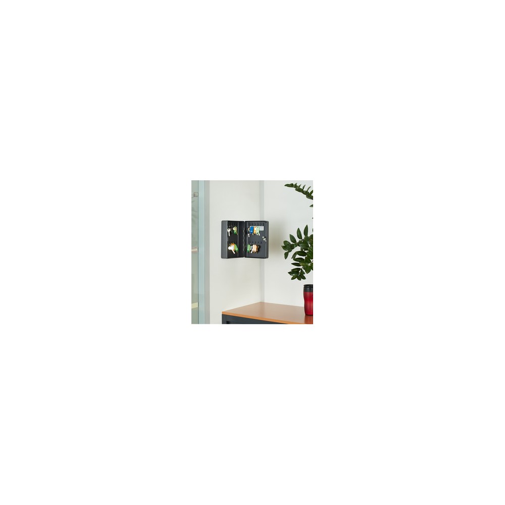 Armoire à clé ave fixation murale, disponible en format 25 ou 50 crochets