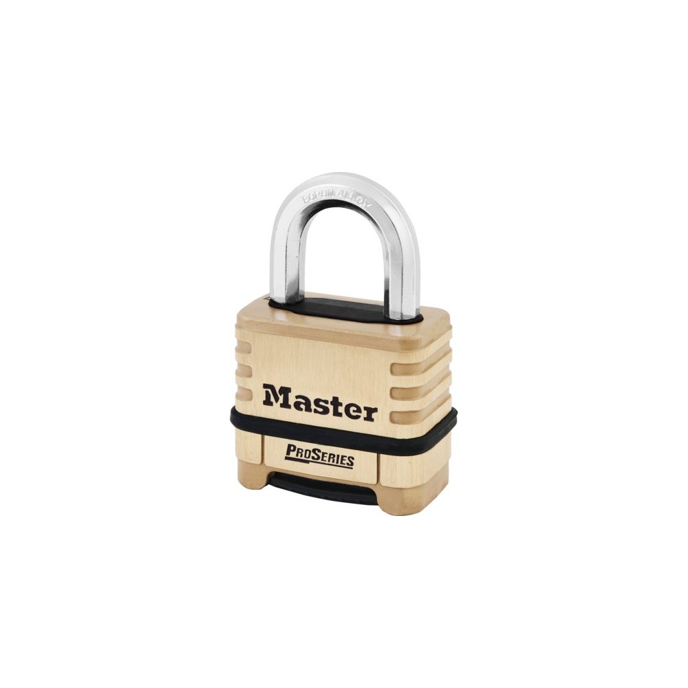 Cadenas ProSeries en laiton à combinaison reprogrammable, 3 configurations d'anse disponibles - Anse standard (24 × 27 mm)