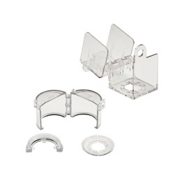 Bloque bouton-poussoir, Couvercle pour interrupteur rotatif Ø22,5 et Ø30,5 mm - base fixe ou amovible au choix