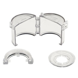 Bloque bouton-poussoir, Couvercle pour interrupteur rotatif Ø22,5 et Ø30,5 mm - base fixe ou amovible au choix - Base amovible