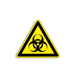 W009 - Risques biologiques, Étiquettes et panneaux de Danger