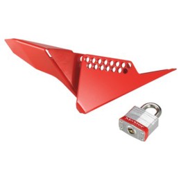 Bloque vanne quart de tour acier, 2 tailles disponibles