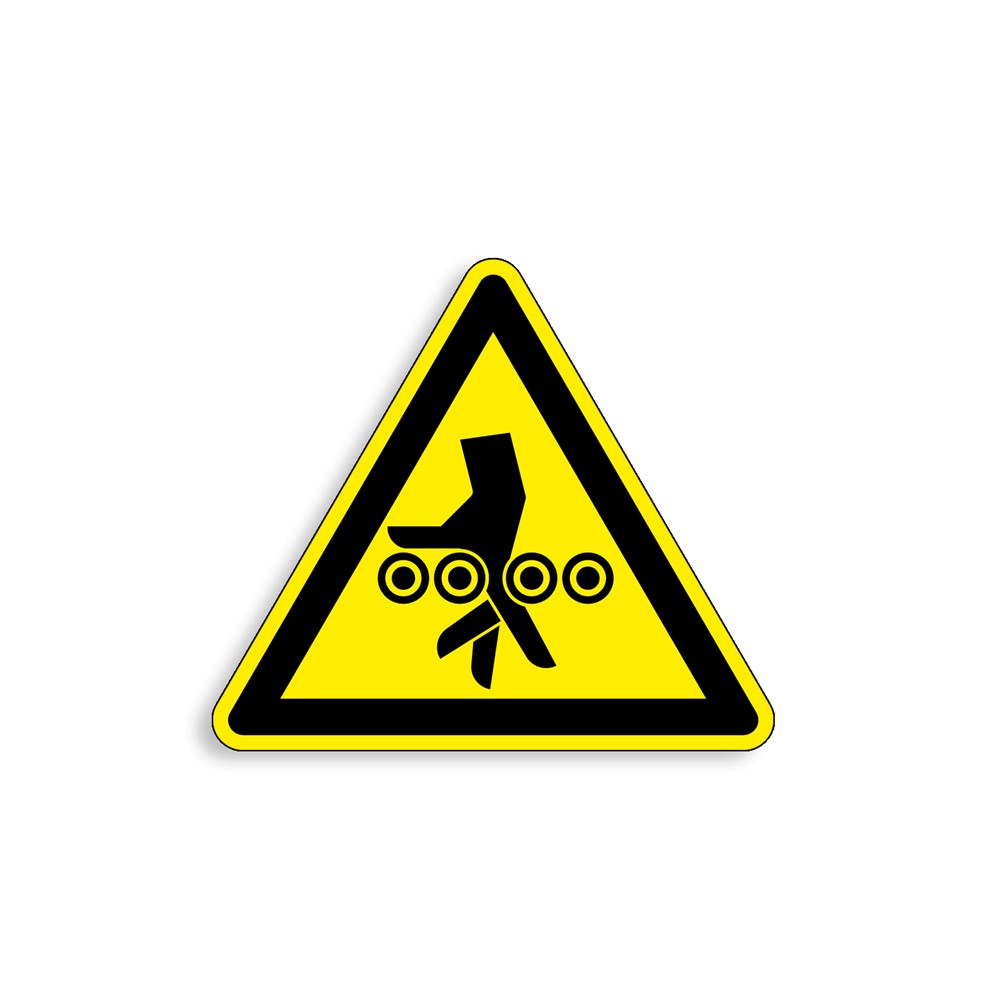 W115 - Attention aux mains, Étiquettes et panneaux de Danger