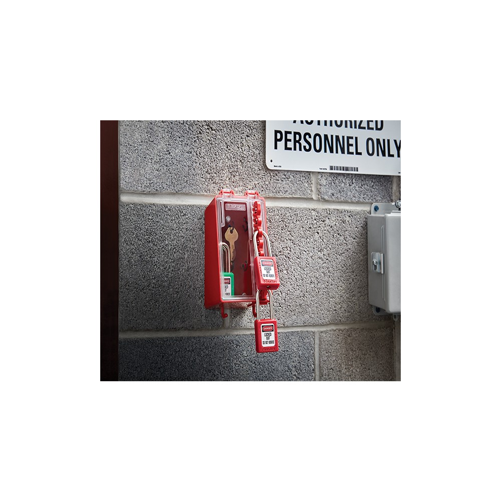 Boîte de consignation de groupe à fixer au mur, 2 capacités disponibles - 6 cadenas
