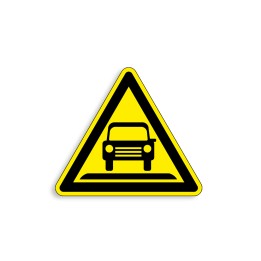W198 - Ralentisseur, Étiquettes et panneaux de Danger