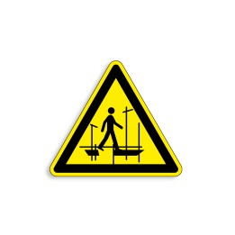 W206 - Attention à la marche, Étiquettes et panneaux de Danger