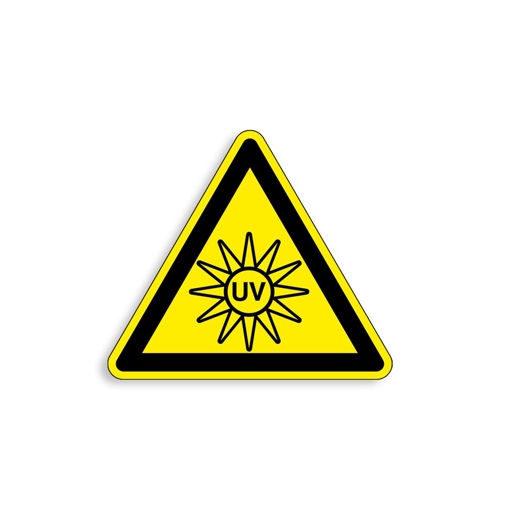 W239 - Rayonnemnt UV, Étiquettes et panneaux de Danger