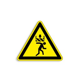 W250 - Risque d'écrasement, Étiquettes et panneaux de Danger