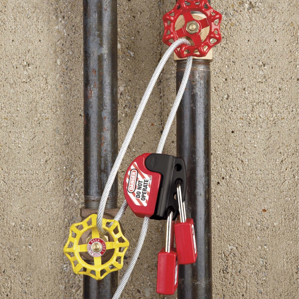 Câble de consignation ajustable - Ø câble 4 mm, 2 longueurs disponibles - Longueur 1,80 m