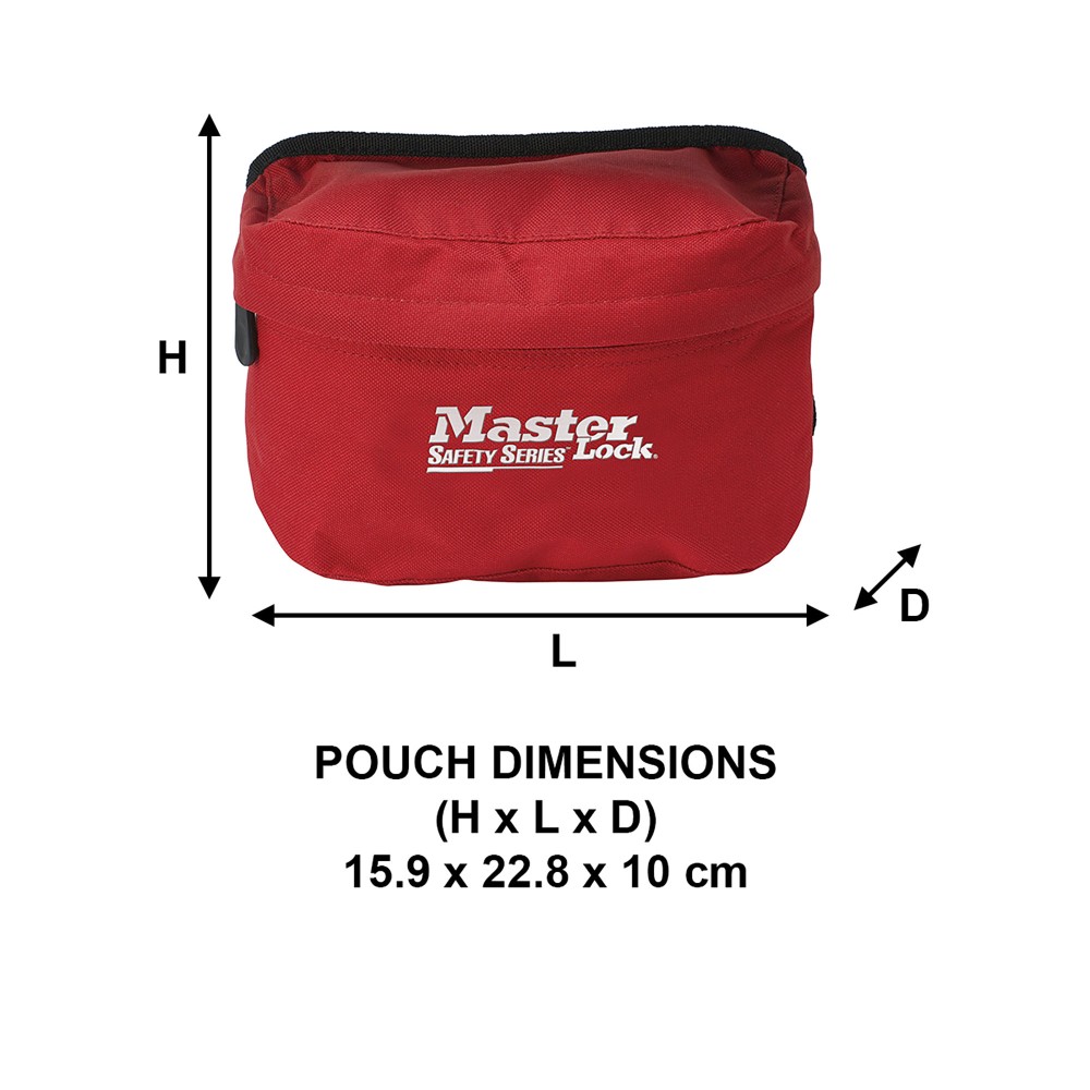 Pochette compacte de cadenassage de consignation (livrée vide)