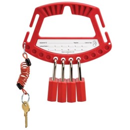 Caddy et support pour cadenas de Consignation