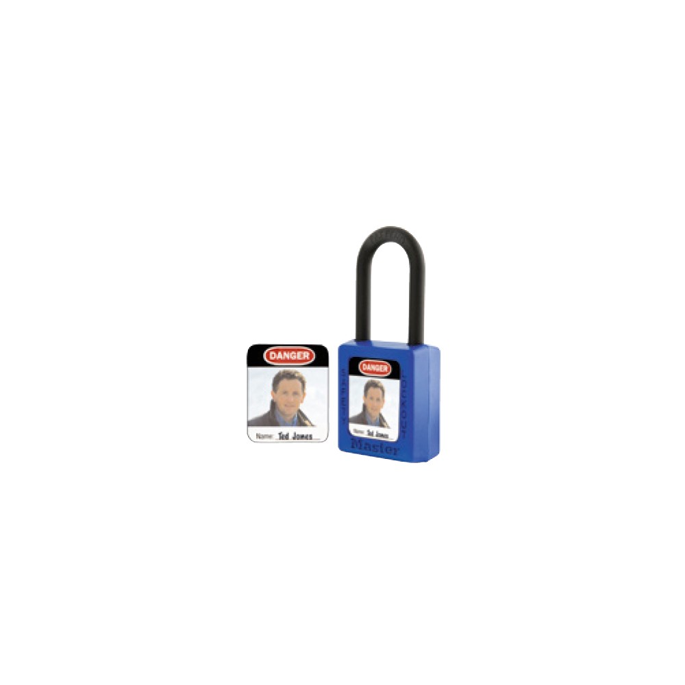 Etiquettes Photo Identification pour cadenas S31-S33-406-410 - Anglais (6 étiquettes)