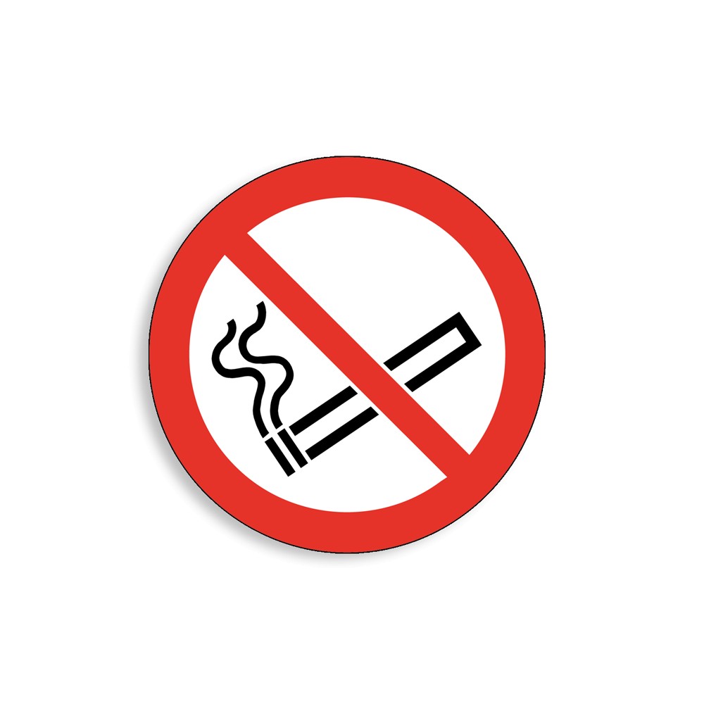 P002 - Interdiction de fumer, Étiquettes et panneaux d'Interdiction