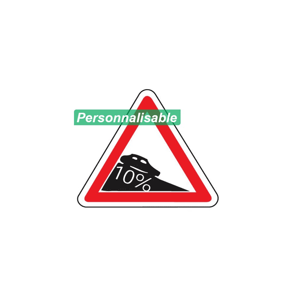Panneau descente dangereuse A16