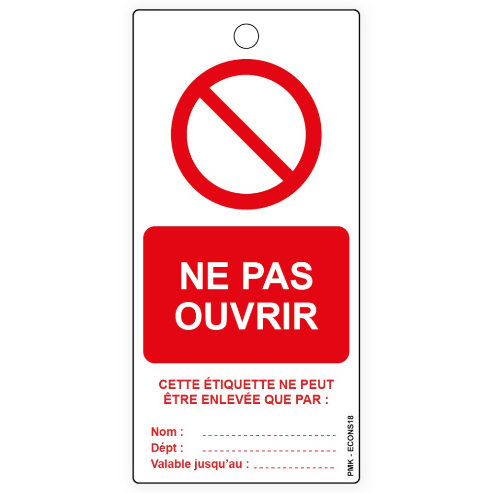 "Ne pas ouvrir", différents formats et matières au choix