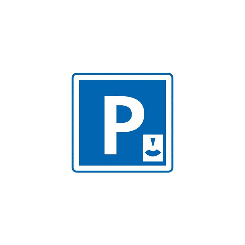 Panneau parking gratuit par contrôle de disque C1b