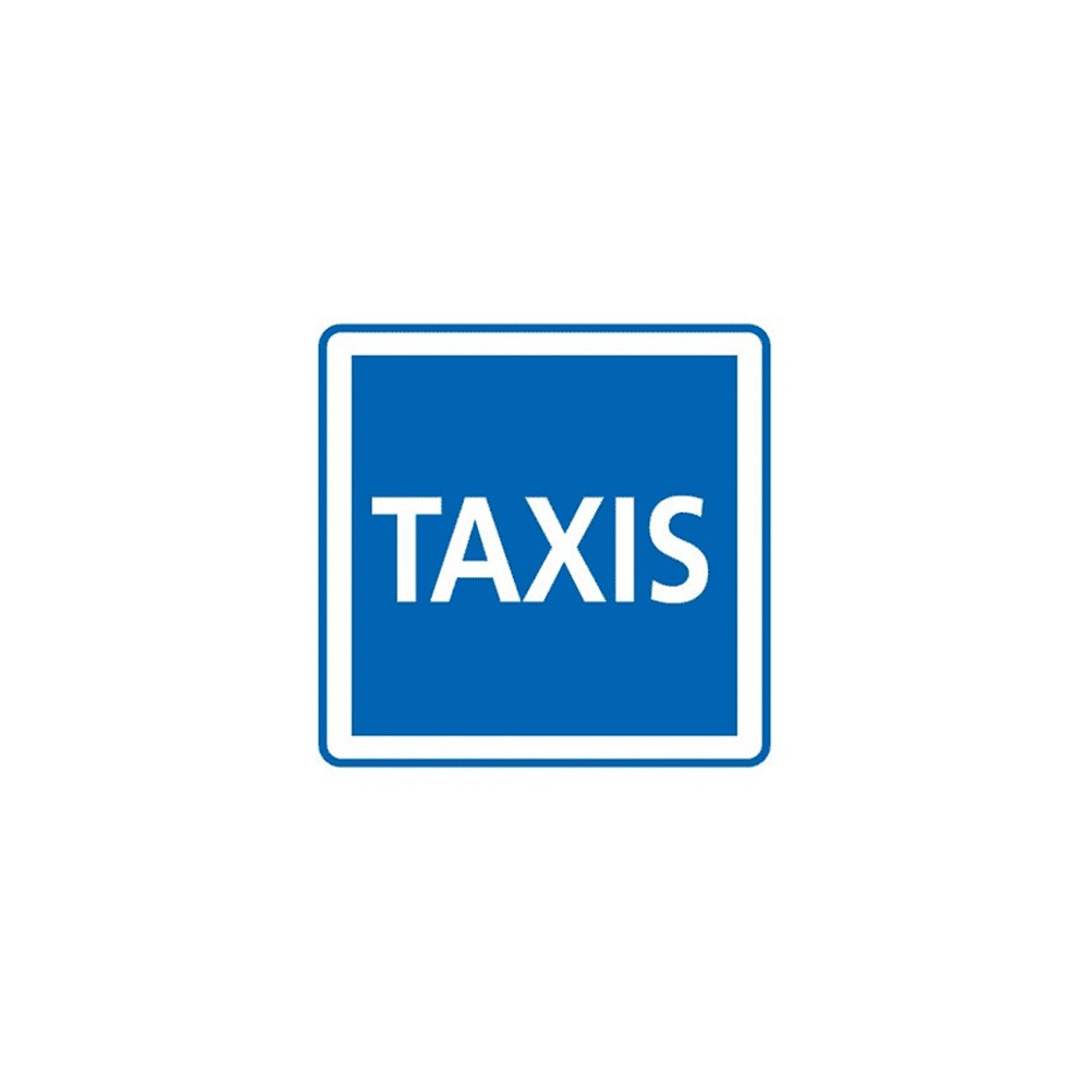 Panneau station de taxis C5