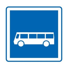 Panneau arrêt d'autobus C6