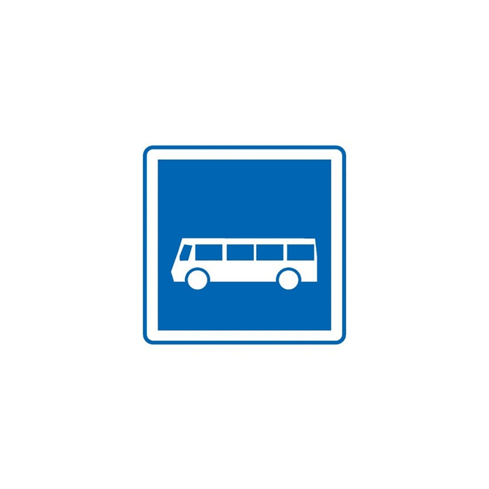 Panneau arrêt d'autobus C6