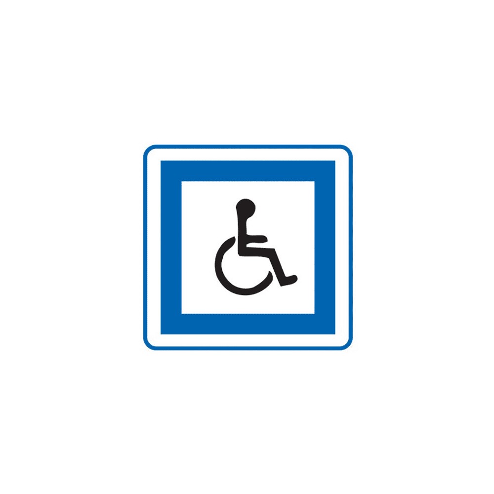 Panneau installations accessibles aux PMR CE14