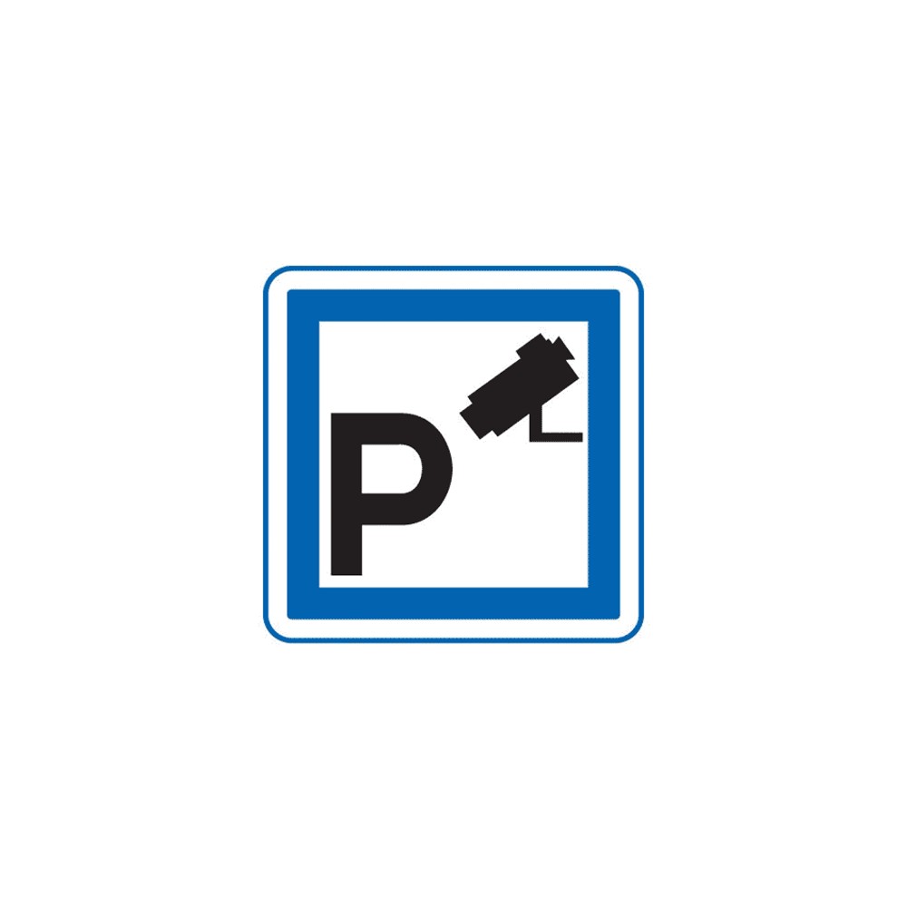 Panneau parking vidéo surveillé CE9