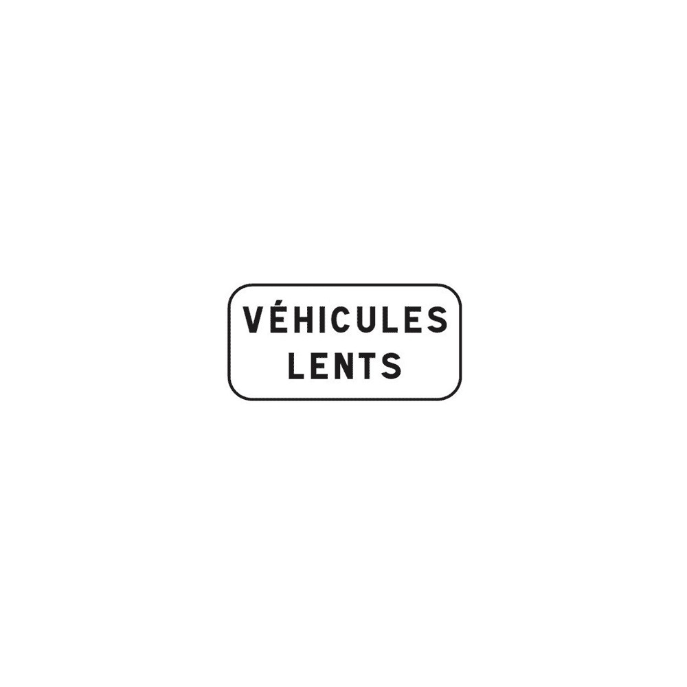 Panonceau véhicules lents M4e1