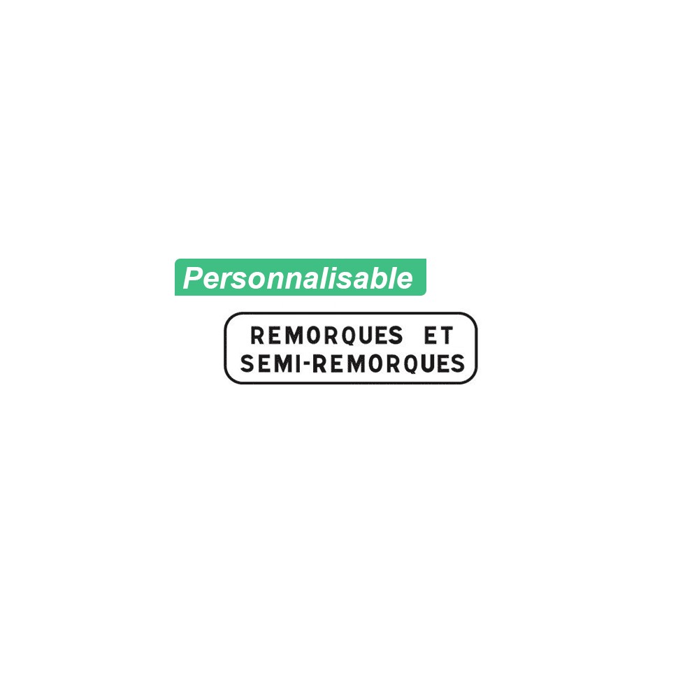 Panonceau inscriptions des véhicules concernés M4e2
