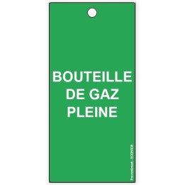 "Bouteille de gaz pleine", différents formats et matières au choix