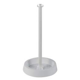 Poteau de guidage PVC blanc sur socle à lester, 90 cm