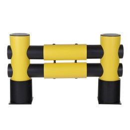 Barrière fin rayon tube double 1100 mm