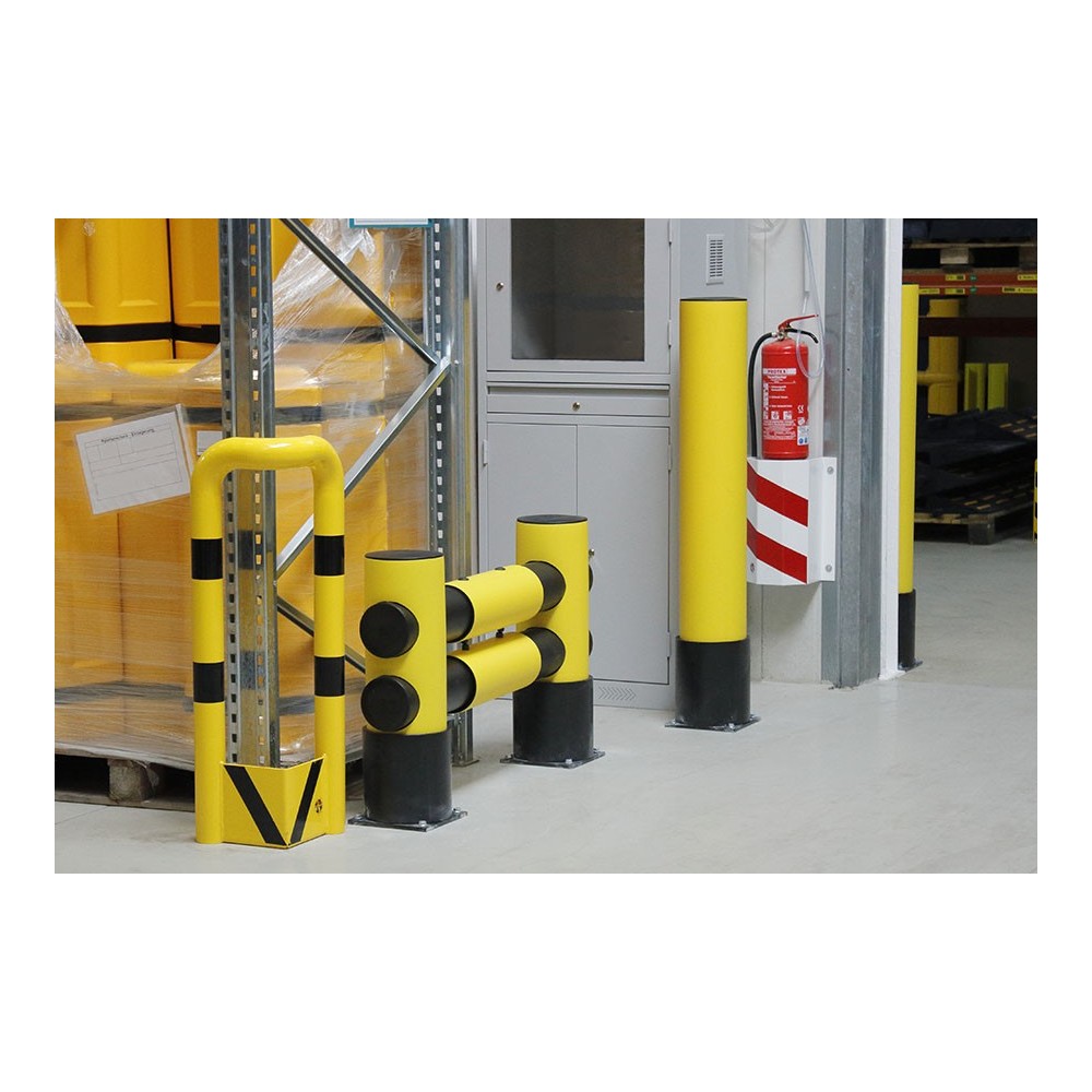 Barrière fin rayon tube double 1100 mm