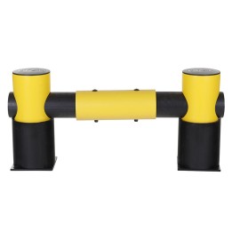 Barrière fin rayon tube unique 1100 mm - poteau final