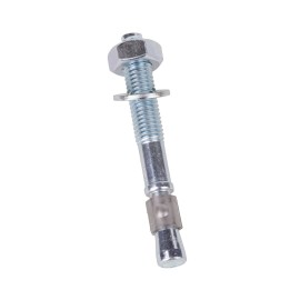Lot de 4 Boulons ancrage 85 mm pour fixation poteau